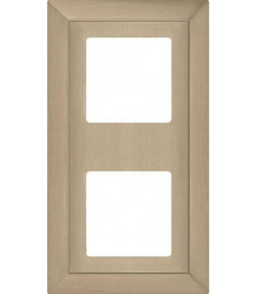 Рамка на 2 поста гор/верт FEDE Barcelona, nickel satin FD01252NS﻿﻿
