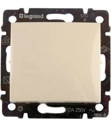 Переключатель одноклавишный 2 напр. 10A Legrand Valena, слоновая кость {PRODUCT_REFERENCE}