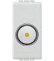Светорегулятор для активной нагрузки 50 - 1000 Вт (1 модуль), Bticino LivingLight, белый N4581