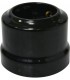 Розетка с заземляющим контактом Lindas, черный 35015