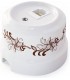 Розетка RJ-45 Cat. 5E Lindas, орнамент 1 (коричневый) 32017