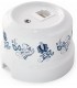 Розетка RJ-45 Cat. 5E Lindas, орнамент 3 (гжель) 32019