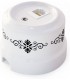 Розетка RJ-45 Cat. 5E Lindas, орнамент 4 (черный) 32020