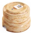 Розетка RJ-45 Cat. 5E Lindas, декор кедр 32024