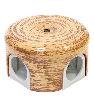Распределительная коробка d 78mm Lindas, кедр 33024