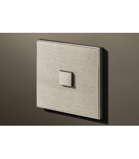 Выключатель однокнопочный в сборе Lithoss Select, Stainless steel Ni3101