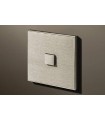 Выключатель однокнопочный в сборе Lithoss Select, Stainless steel Ni3101