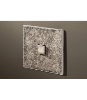 Выключатель однокнопочный в сборе Lithoss Select, Tin antique Ni3119