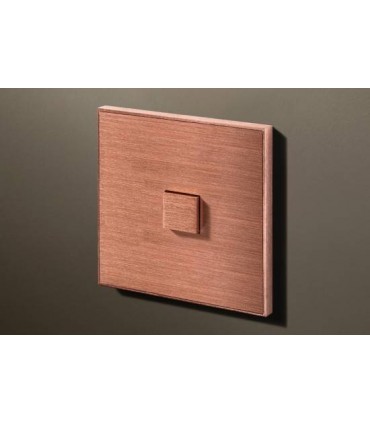 Выключатель однокнопочный в сборе Lithoss Select, Copper Ni3129