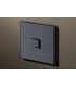Выключатель однокнопочный в сборе Lithoss Select, Gunpowder black Ni3103
