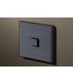 Выключатель однокнопочный в сборе Lithoss Select, Gunpowder black Ni3103