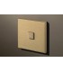 Выключатель однокнопочный в сборе Lithoss Select, Brass Ni3106