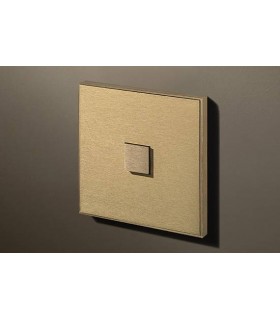 Выключатель однокнопочный в сборе Lithoss Select, Brass Ni3106