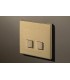 Выключатель двухкнопочный в сборе Lithoss Select, Brass Ni3206