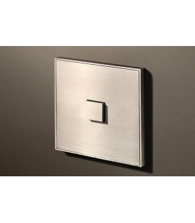 Выключатель однокнопочный в сборе Lithoss Select, Nickel NF3109