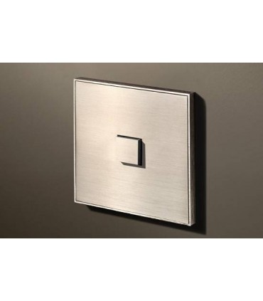 Выключатель однокнопочный в сборе Lithoss Select, Nickel NF3109