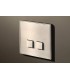 Выключатель двухкнопочный в сборе Lithoss Select, Nickel NF3209
