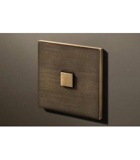 Выключатель однокнопочный в сборе Lithoss Select, Bronze antique NF3117