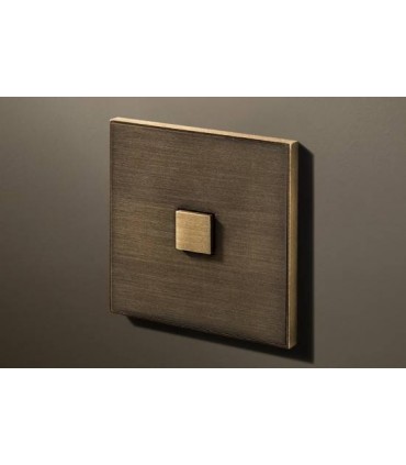 Выключатель однокнопочный в сборе Lithoss Select, Bronze antique NF3117