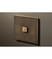 Выключатель однокнопочный в сборе Lithoss Select, Bronze antique NF3117