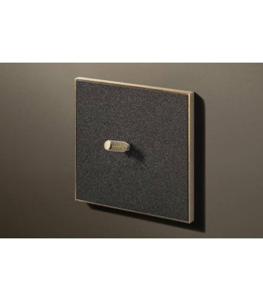 Выключатель тумблерный в сборе Lithoss Cockpit, Textured black (тумблер с насечкой латунь) Co1136