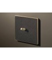 Выключатель тумблерный в сборе Lithoss Cockpit, Textured black (тумблер с насечкой латунь) Co1136