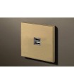Двойная USB розетка в сборе Lithoss Void, Brass Vo0U06