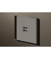 Двойная USB розетка в сборе Lithoss Void, Chrome Vo0U08