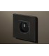 Розетка в сборе Lithoss Void square, Matt black Vo0B18