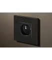 Розетка в сборе Lithoss Void square, Matt black Vo0B18