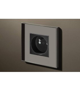Розетка в сборе Lithoss Void square, Chrome Vo0B08