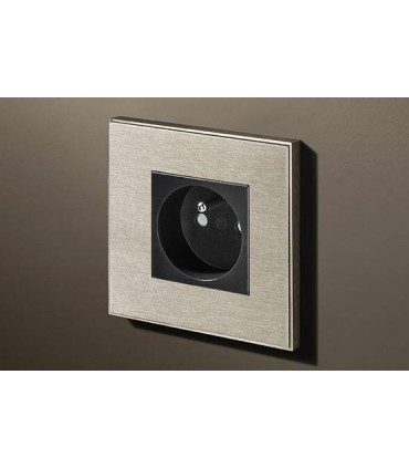 Розетка в сборе Lithoss Void square, Stainless Steel Vo0B01
