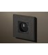 Розетка в сборе Lithoss Void square, Textured black Vo0B14