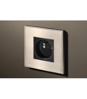 Розетка в сборе Lithoss Void square, Nickel Vo0B09