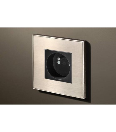 Розетка в сборе Lithoss Void square, Nickel Vo0B09