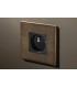 Розетка в сборе Lithoss Void square, Bronze antique Vo0B17