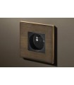 Розетка в сборе Lithoss Void square, Bronze antique Vo0B17