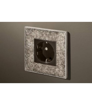 Розетка в сборе Lithoss Void square, Tin antique Vo0B19