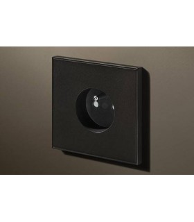Розетка в сборе Lithoss Void round, Matt black Vo0Y18