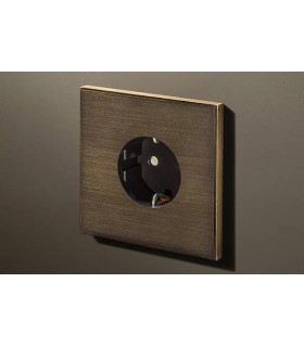 Розетка в сборе Lithoss Void round, Bronze antique Vo0Y17