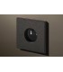 Розетка в сборе Lithoss Void round, Textured black Vo0Y14