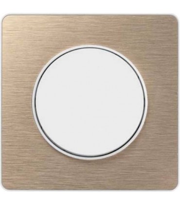 Выключатель Schneider Electric серия Odace Полированная бронза/белый S52P802L S52P802L