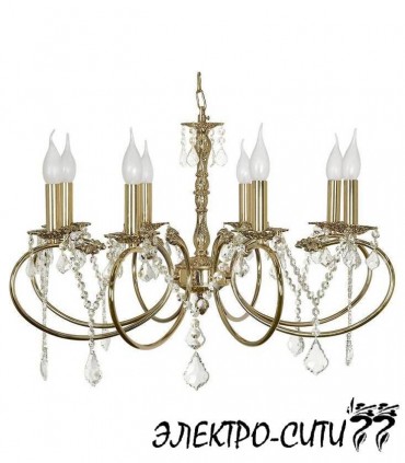 Люстра подвесная Arti Lampadari Pisani E 1.1.8.601 G, Золото Pisani E 1.1.8.601 G
