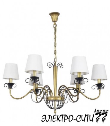 Люстра подвесная Arti Lampadari Pontone E 1.1.8 PB, Графит Pontone E 1.1.8 PB