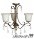 Люстра каскадная Arti Lampadari Valencia E 1.11.50.501 G, Золото Valencia E 1.11.50.501 G