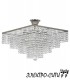 Люстра потолочная с зеркалом Arti Lampadari Flusso H 1.4.50.616 G, Золото Flusso H 1.4.50.616 G