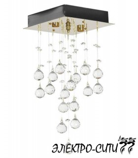 Люстра потолочная с зеркалом Arti Lampadari Flusso H 1.4.35.615 G, Золото Flusso H 1.4.35.615 G