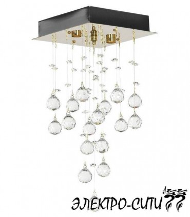 Люстра потолочная с зеркалом Arti Lampadari Flusso H 1.4.35.615 G, Золото Flusso H 1.4.35.615 G