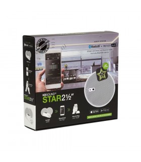 Встраиваемое радио KBsound STAR 2 1/2'', белый 50804