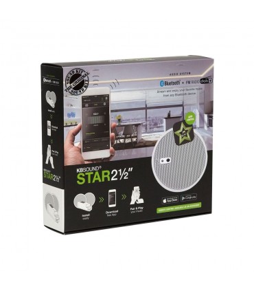 Встраиваемое радио KBsound STAR 2 1/2'', белый 50804